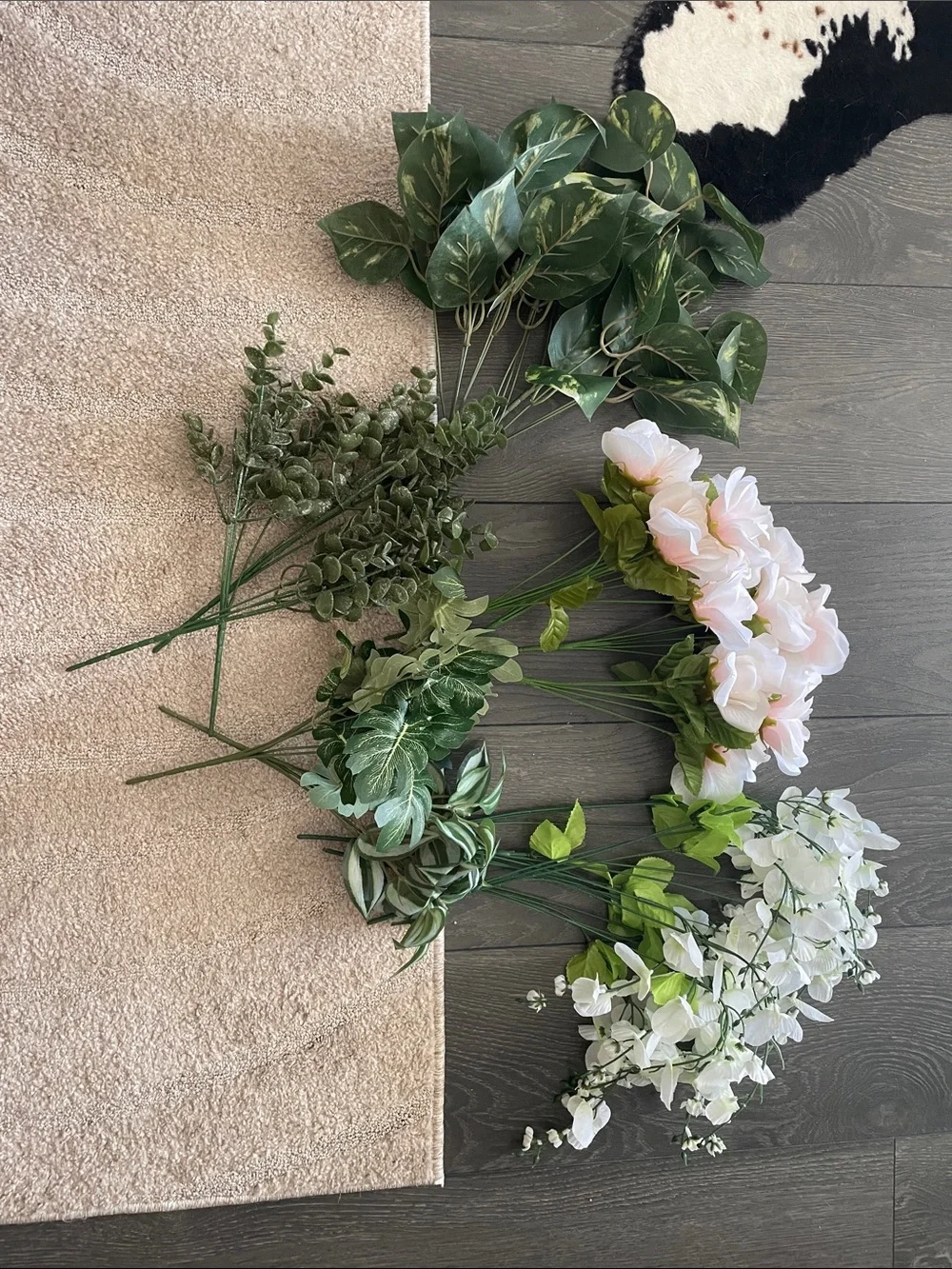 Elegant Pale Pink and White Artificial Rose Bouquet - Home Accents